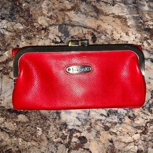 Fossil Red Leather Wallet